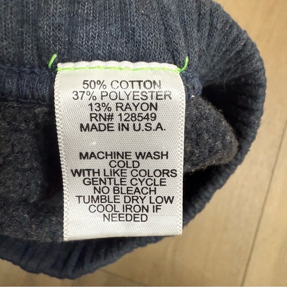 Aviator Nation Bolt Sweatpants in Black Yellow 6-12 M Baby Pants - Picture 4 of 4